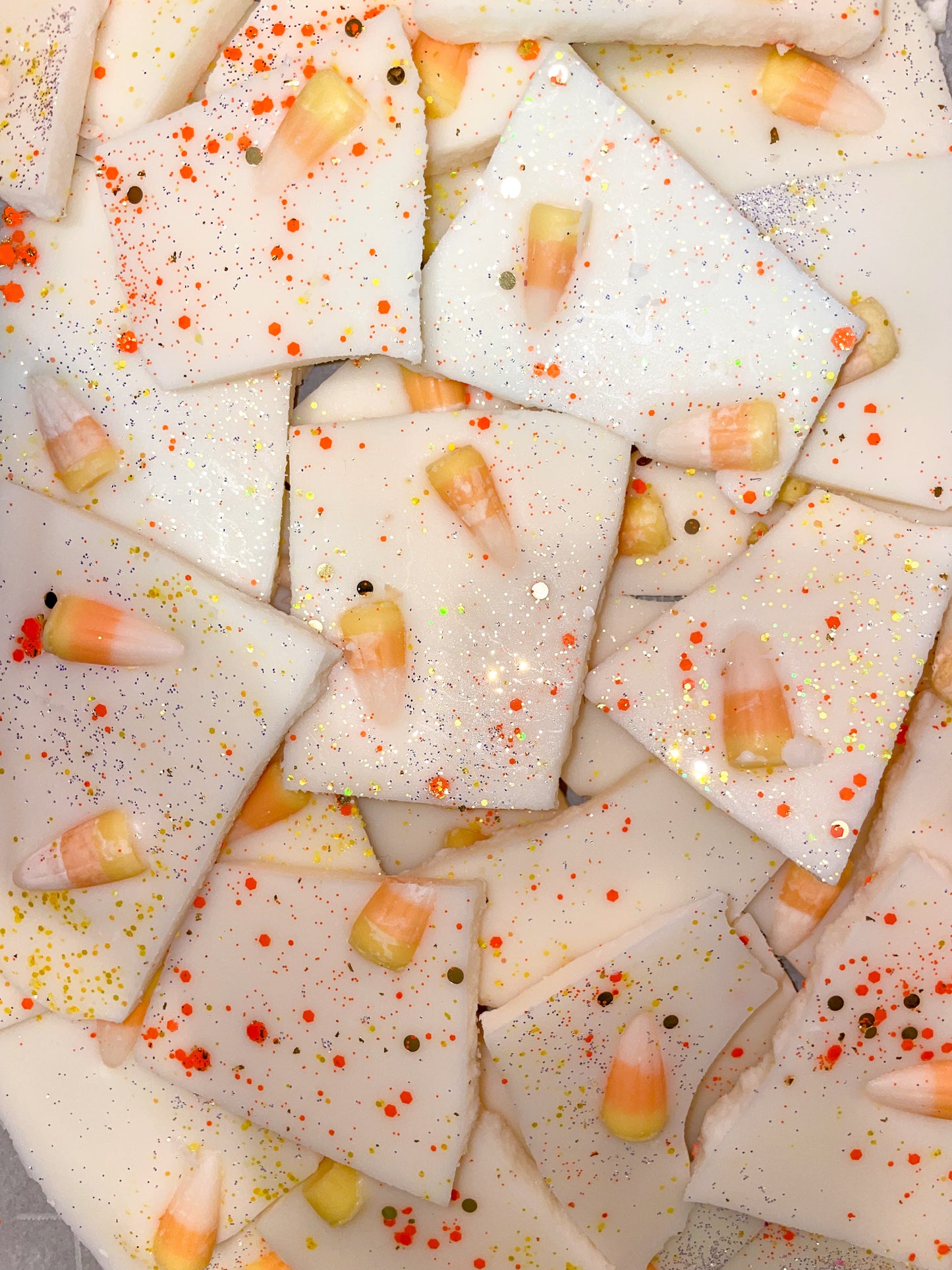 Candy corn - wax brittle